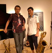 写真：渡辺ファイアー・進藤デュオライブ