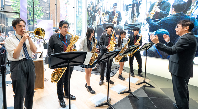 写真:スチューデントジャズステージ in GINZA